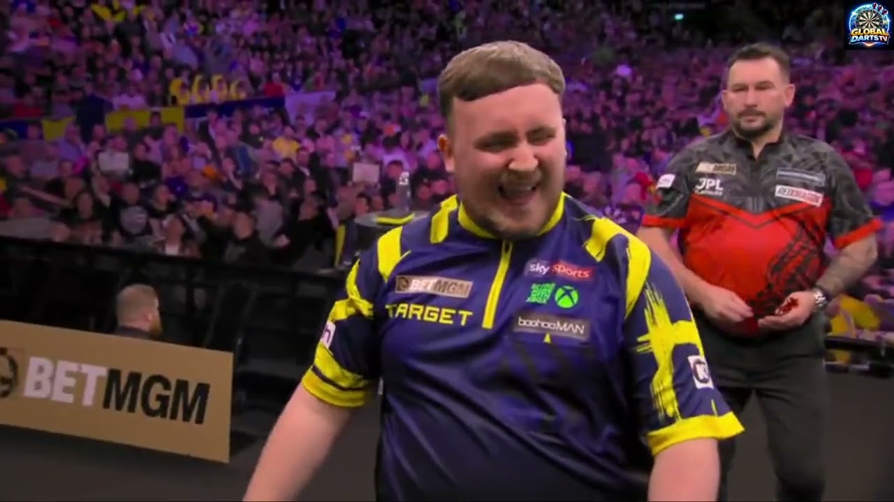 Luke Littler vs Jonny Clayton Premier League - Night 4 - Quarter-finals