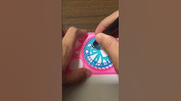 Satisfying and relaxing Spirograph design video #shorts #art #spirograph #asmr #satisfying #trending