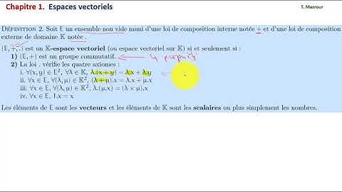 algèbre linéaire 01