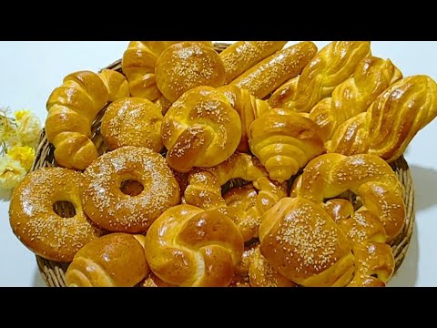 والله كل ده بعجينه واحده وكيلو دقيق مخبوزات المدارس مخبوزات ومعجنات عبقريه للفطار والعشاء هشه