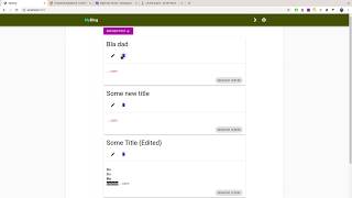 Blog app demo - made this in 3 days.