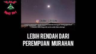 lebih rendah dari perempuan murahan