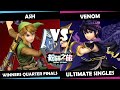 Smash odyssey invitationals  ash link vs ven0m dark pit greninja  ultimate winners qf