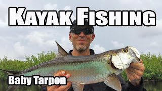 Kayaking Fishing: Baby Tarpon in the Everglades