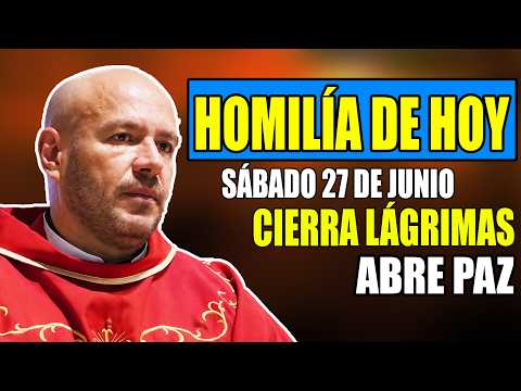 HOMILÍA DE HOY | DIOS CIERRA LÁGRIMAS Y ABRE CAMINOS DE PAZ | PADRE FREDDY BUSTAMANTE