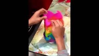 Koolights: How to assemble 45 elements Rainbow Lamp