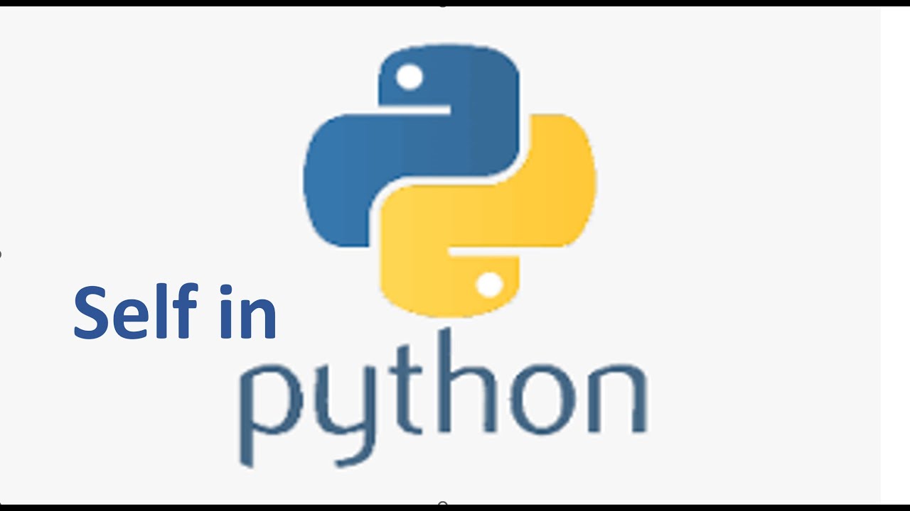 self in python OOP - YouTube