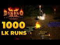 Diablo 2 resurrected  1000 lower kurast runs  hunt for enigma