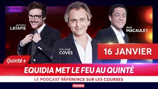 PRONOSTICS EQUIDIA MET LE FEU AU QUINTÉ+ DU 16 JANVIER À VINCENNES