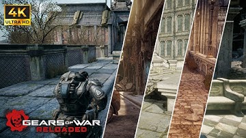 Gears of War Reloaded Beta Multiplayer Gameplay - ALL MAPS Walkthrough in 4K!