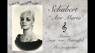 Schubert "Ave Maria" / Шуберт "Аве Мария" - Marina Zoege von Manteuffel
