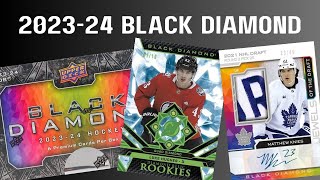 HOW MUCH PER BOX?!? | 202324 Upper Deck Black Diamond Hockey Hobby Box Opening