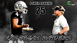 A Deep Dive Into The 2020 Las Vegas Raiders | Power Ranking: 25