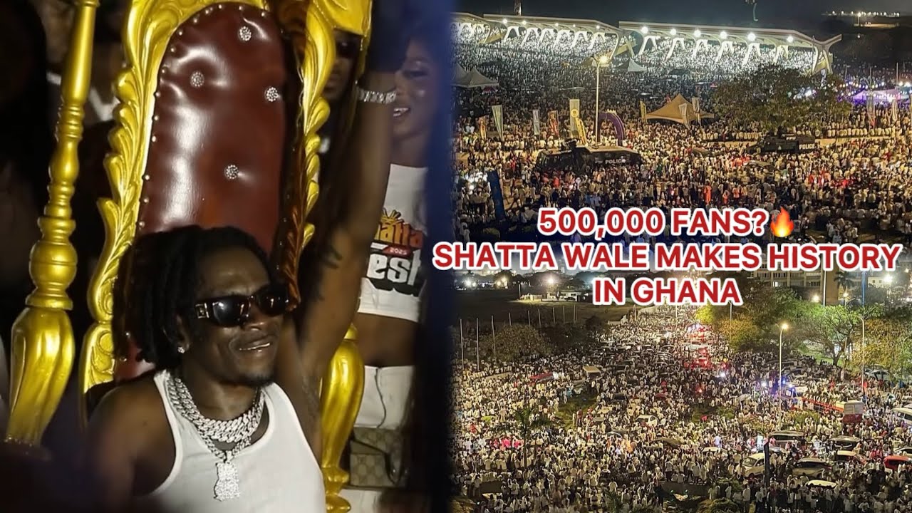 500 000 фанатов?! SHATTA WALE: концерт в честь дня рождения «Shatta Fest» 2025 в Гане