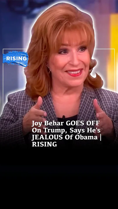 Joy Behar GOES OFF On Trump, Says He’s JEALOUS Of Obama | RISING