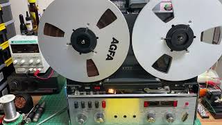 My Revox A77 Mk 1 Reel to Reel From 1967, Test Demo