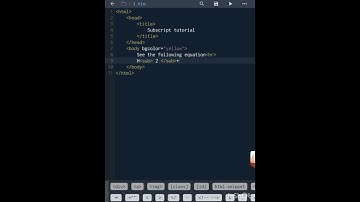 Subscript tutorial #hacker #coding #LearnHTML #language #html #programming #javascript #code