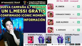 MESSI GRATIS PARA TI ICONIC MOMENT LIVERPOOL CAMPAÑA 7 PES 2021 MOBILE