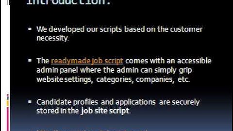 Job Site Script, Job Portal Script, PHP Job Script, Readymade Job Script