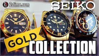 SEIKO Watch Gold Tone COLLECTION [Unboxing] - YouTube