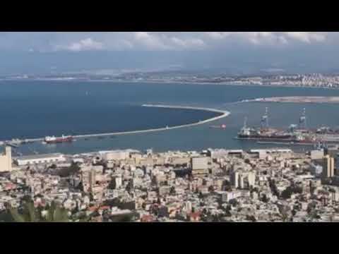 ميناء حيفا من الكرمل
