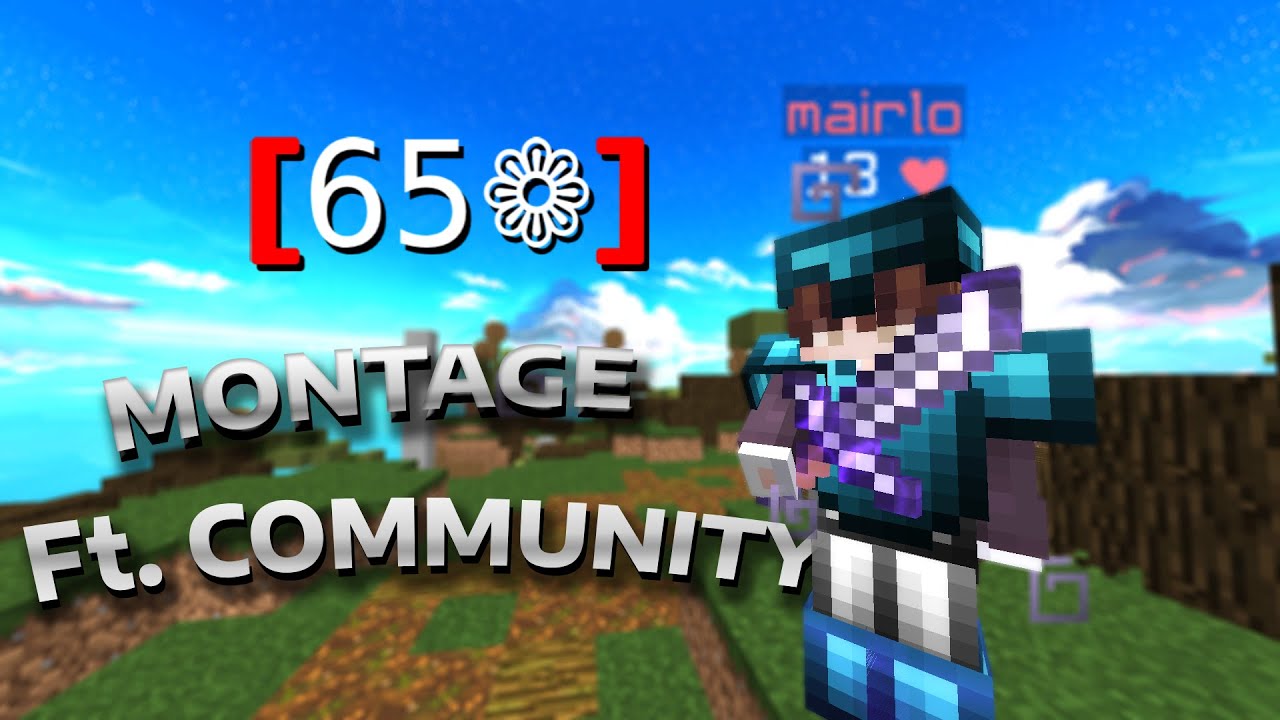 65 STAR ⭐Skywars Montage | ft. the community (read desc) ~ Best 2024 Skywars clips