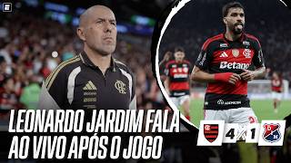 FLAMENGO 4 X 1 INDEPENDIENTE MEDELLÍN: LEONARDO JARDIM FALA APÓS A PARTIDA NA LIBERTADORES