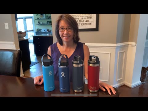 Hydroflask 32oz Bottle vs YETI 26oz Bottle - 24 Hour Ice Test 