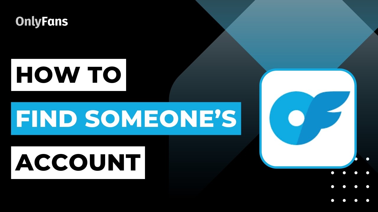 How To Find Someone On OnlyFans Account ! - YouTube