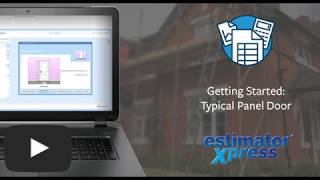 EstimatorXpress: Getting Started - Typical Panel Door