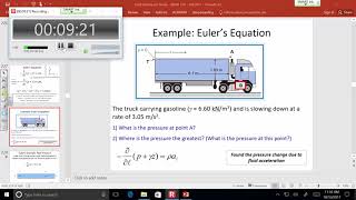 ENGR 318 - Class 15 (10 Oct 2017) Euler's Equation