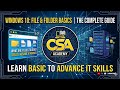 Lecture 03: What are Files & Folders? (File & Folder Basics Complete Guide)