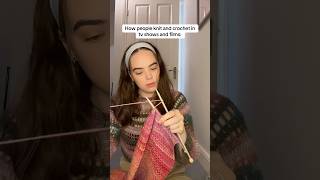 I Do Love When I Spot People Pretending To Crochet And Knit On Tv