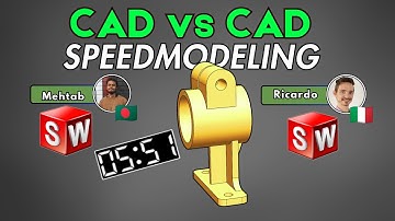 SOLIDWORKS vs SOLIDWORKS - SEMI FINALS BATTLE!  - CAD Speedmodeling Tournament!