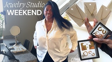A Weekend in My Jewelry Studio | Biggest Order Ever, Solo Photoshoot & Finding Balance