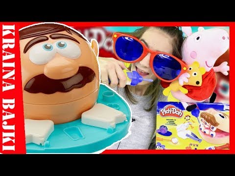 PLAY-DOH DENTYSTA | ŚWINKA PEPPA U DENTYSTY | HASBRO | BAW SIĘ Z MONIĄ