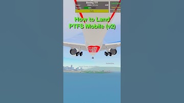 PTFS Mobile Landing Tutorial 🛬 v2 #roblox #ptfs #youtubeshorts
