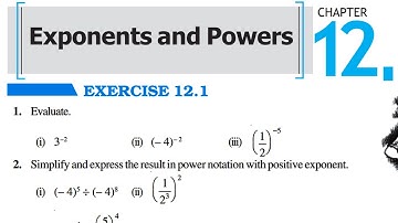 Ch 12 Exponents and Powers || Full Exercise 12.1 & Basic || Class 8 Maths || RBSE CBSE NCERT