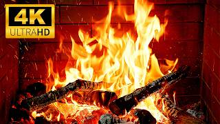 🔥 The Most Beautiful Fireplace 4K UHD 🔥 Cozy Fireplace with Crackling Sounds | Fireplace Video