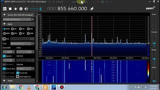 Monitoring frekuensi radio 800MHz, masih ada yang pakai mode analog di 855.660