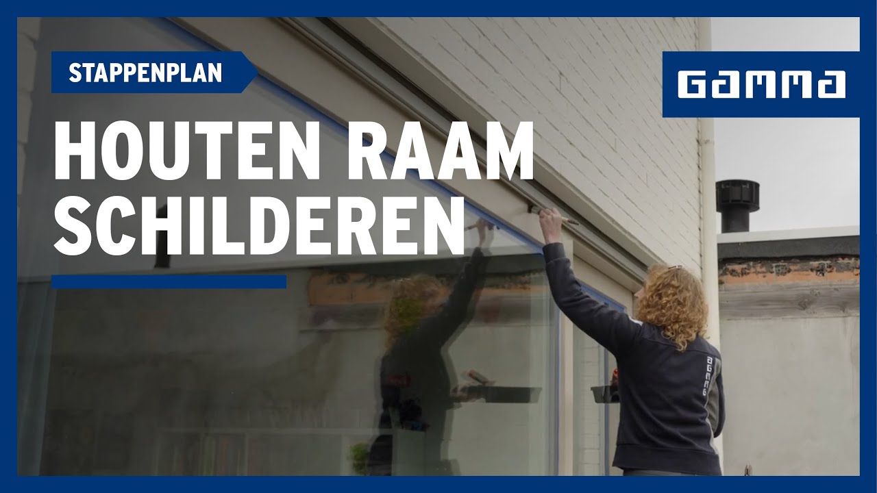 Houten ramen schilderen in 8 stappen | GAMMA België