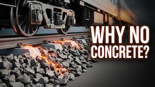 The Real Reason Trains Don't Use Concrete Foundations