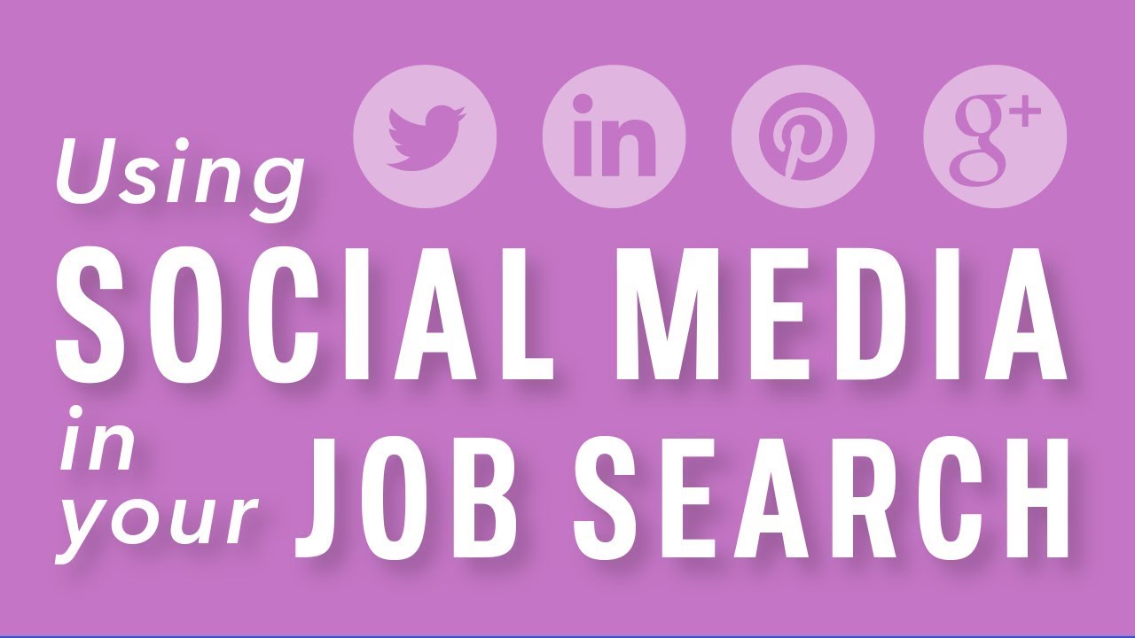 Using Social Media in Your Job Search