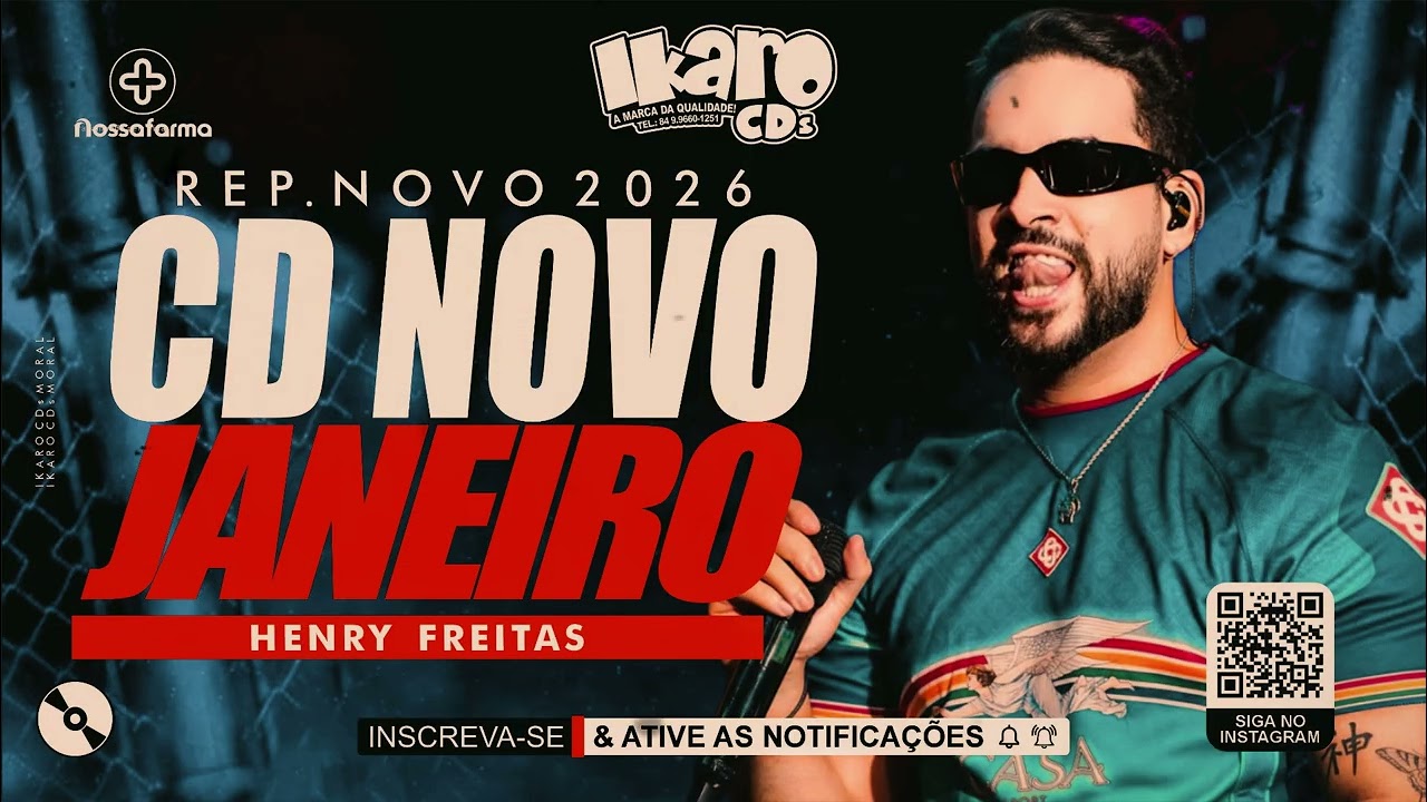 HENRY FREITAS | CD JANEIRO 2026 | REPERTÓRIO NOVO| IKARO CDs MORAL