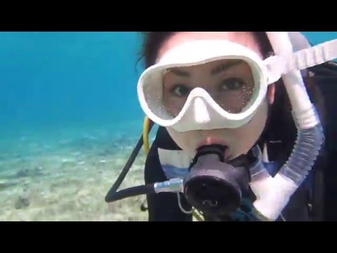 水中撮影 アイドル2人の初ボートダイビング Gopro Hero7 Black Youtube
