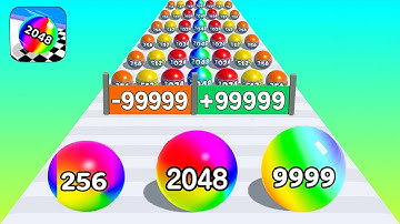 New Satisfying Mobile Games Ball Run Top TikTok Gameplay (Android, iOS) Walkthrough All Levels