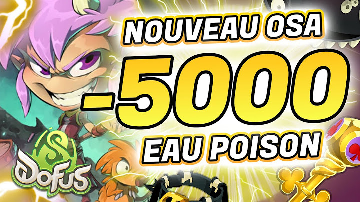 -5000 NOUVEAU OSAMODAS EAU STUFF BROKEN SUR DOFUS 3