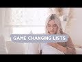 6 Lists to Make to Up-Level your Life ☀️