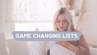 6 Lists to Make to Up-Level your Life ️
