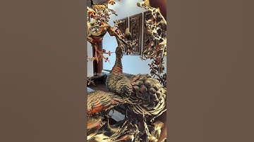 Tuyệt phẩm Tranh Chim Công Uyên Ương gỗ Trắc Sang trọng và tinh xảo